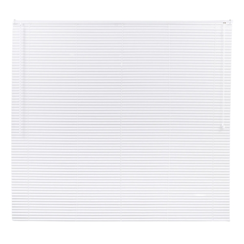 Persiana Horizontal PVC 25mm BLOCK LUXO 200larg x 160alt Branca (2 pçs)