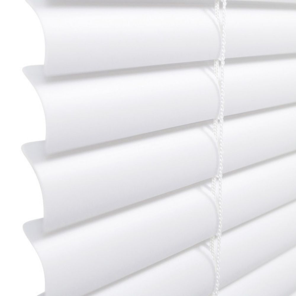 Persiana Horizontal PVC 25mm BLOCK LUXO 200larg x 160alt Branca (2 pçs)