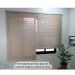 Persiana Horizontal PVC 25mm BLOCK LUXO 200larg x 220alt Café (2 pçs)