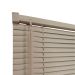 Persiana Horizontal PVC 25mm BLOCK LUXO 80larg x 160alt Bege