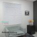 Persiana Horizontal PVC 25mm BLOCK LUXO 80larg x 160alt Branca