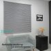 Persiana Horizontal PVC 25mm BLOCK LUXO 80larg x 160alt Cinza