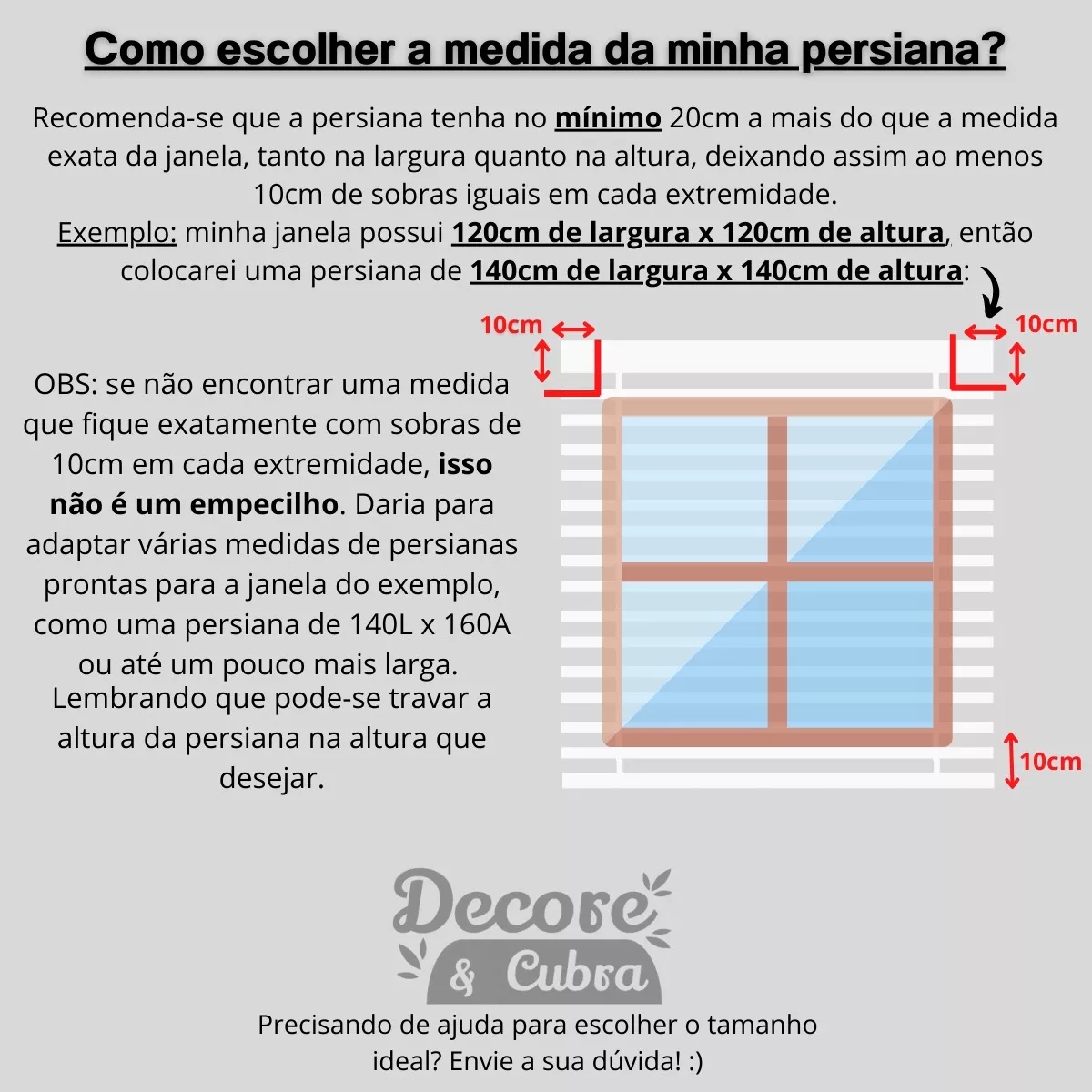 Persiana Horizontal PVC BLOCK 160larg x 160alt Cinza (2 pçs)