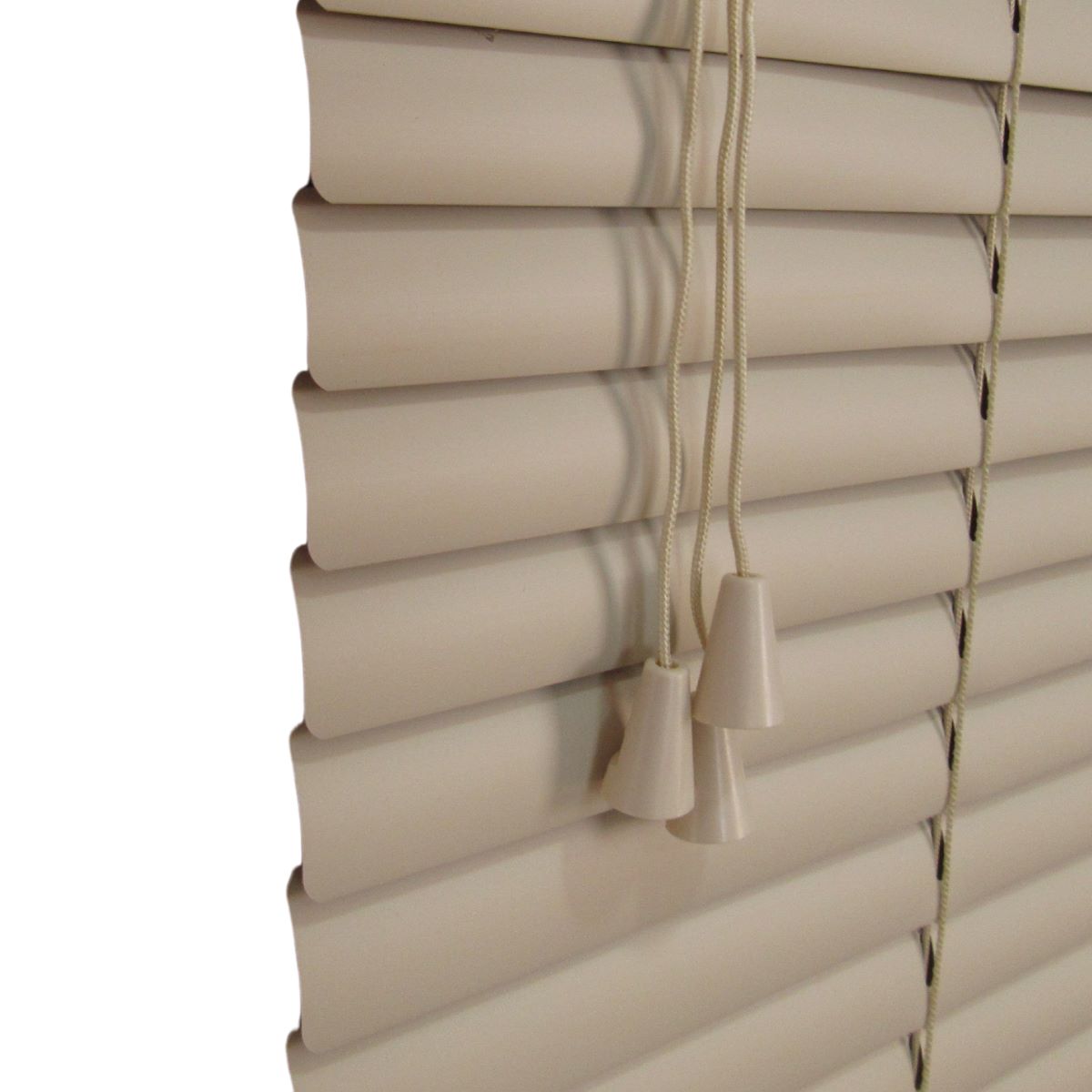 Persiana Horizontal PVC BLOCK 160larg x 220alt Bege (2pçs)