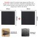 Persiana Horizontal PVC BLOCK 160larg x 220alt Preta (2 pçs)