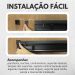Persiana Horizontal PVC BLOCK 160larg x 220alt Preta (2 pçs)