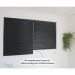 Persiana Horizontal PVC BLOCK 160larg x 220alt Preta (2 pçs)