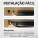 Persiana Horizontal PVC BLOCK 200larg x 160alt Preta (2 pçs)