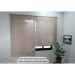 Persiana Horizontal PVC BLOCK 240larg x 220alt Café (2 pçs)