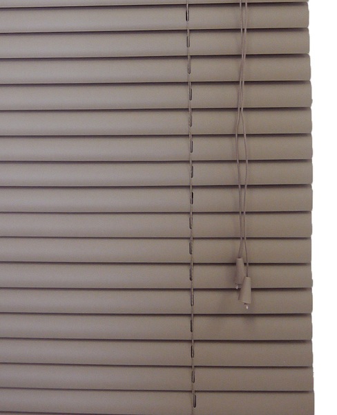 Persiana Horizontal PVC BLOCK 240larg x 220alt Café (2 pçs)