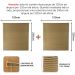 Persiana Horizontal PVC BLOCK 240larg x 220alt Café (2 pçs)