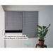 Persiana Horizontal PVC BLOCK 240larg x 220alt Cinza (2 pçs)