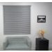 Persiana Horizontal PVC Block 25mm 0,80larg x 0,80alt Cinza