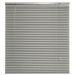 Persiana Horizontal PVC Block 25mm 0,80larg x 0,80alt Cinza