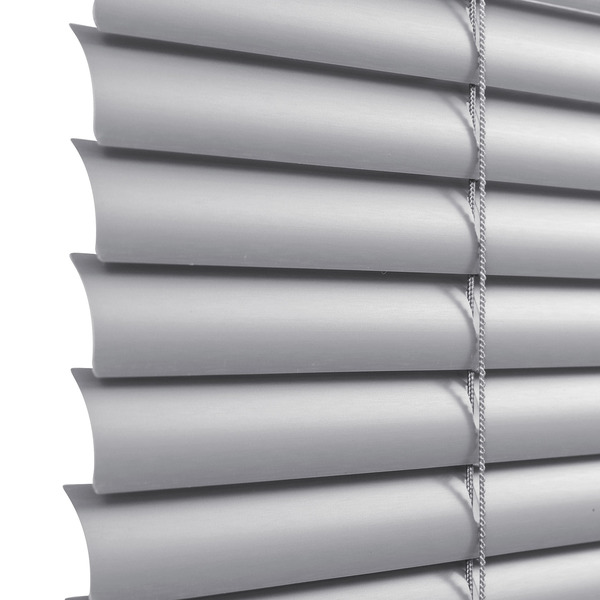 Persiana Horizontal PVC Block 25mm 0,80larg x 0,80alt Cinza