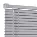 Persiana Horizontal PVC Block 25mm 0,80larg x 0,80alt Cinza