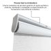 Persiana Pronta Rolo Blackout Robust 120larg x 160alt Branca