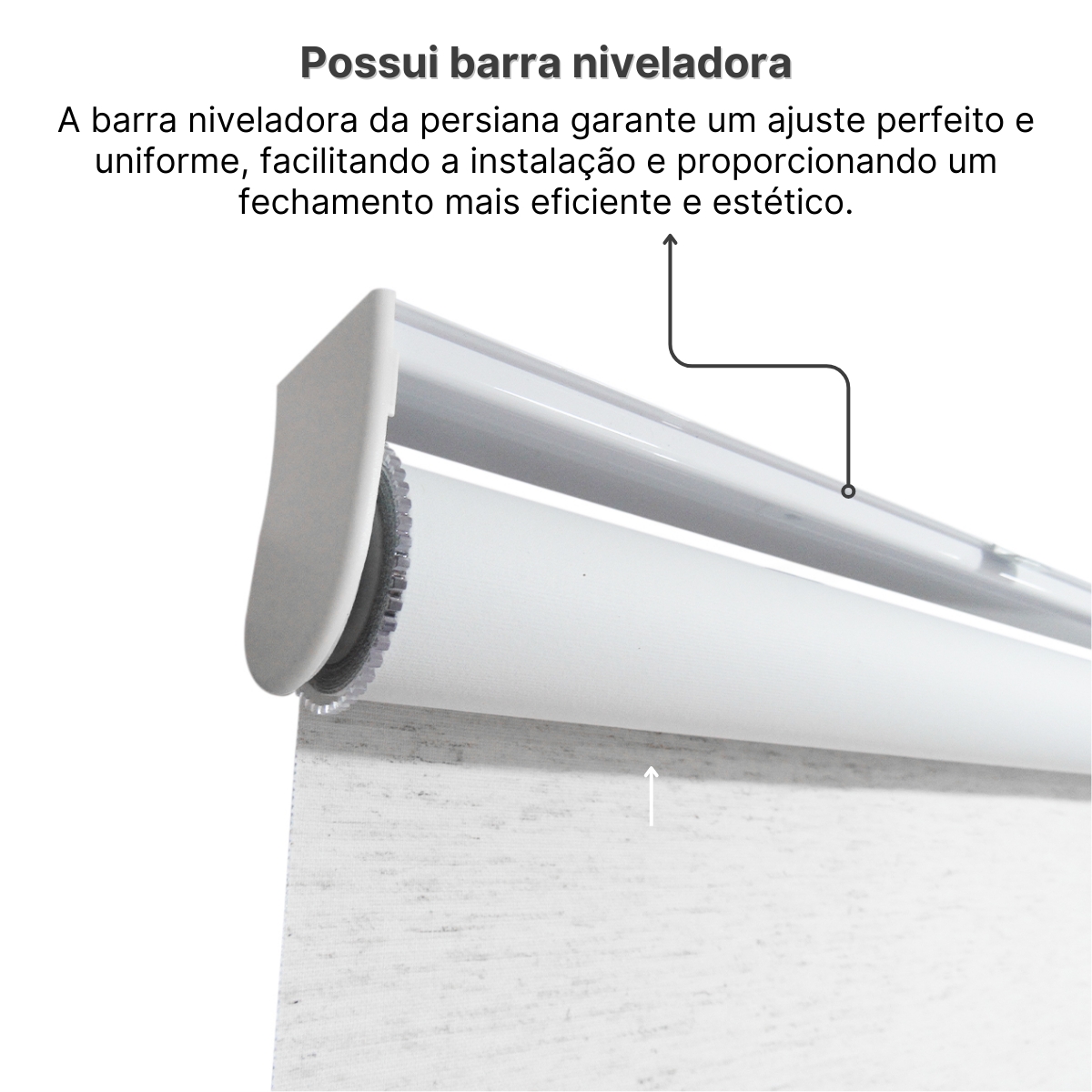 Persiana Pronta Rolo Blackout Robust 120larg x 160alt Branca