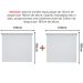 Persiana Rolo Blackout Robust 240larg x 160alt Branca (2pçs)