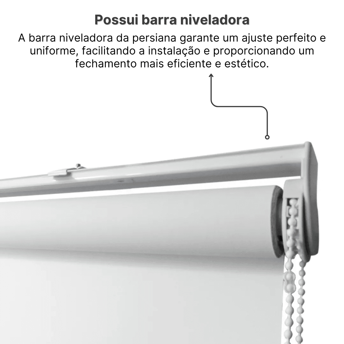 Persiana Rolo Blackout Robust 240larg x 160alt Branca (2pçs)