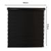 Persiana Rolo Double Vision Zebra 120larg x 160alt Preta c/ bando