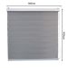 Persiana Rolo Double Vision Zebra 140larg x 160alt Cinza com bando
