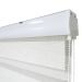 Persiana Rolo Double Vision Zebra 140larg x 160alt Linho com bando