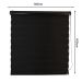 Persiana Rolo Double Vision Zebra 140larg x 160alt Preta c/ bando