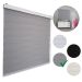 Persiana Rolo Double Vision Zebra 160larg x 160alt Cinza com bando