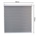 Persiana Rolo Double Vision Zebra 160larg x 160alt Cinza com bando