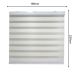 Persiana Rolo Double Vision Zebra 160larg x 220alt Linho com bando