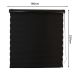 Persiana Rolo Double Vision Zebra 160larg x 220alt Preta c/ bando