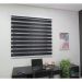 Persiana Rolo Double Vision Zebra 160larg x 220alt Preta com bando