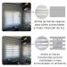 Persiana Rolo Double Vision Zebra 200larg x 220alt Branca com bando