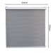Persiana Rolo Double Vision Zebra 220larg x 220alt Cinza com bando