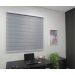 Persiana Rolo Double Vision Zebra 220larg x 220alt Cinza com bando