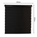 Persiana Rolo Double Vision Zebra 220larg x 220alt Preta c/ bando