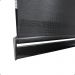 Persiana Rolo Double Vision Zebra 220larg x 220alt Preta c/ bando