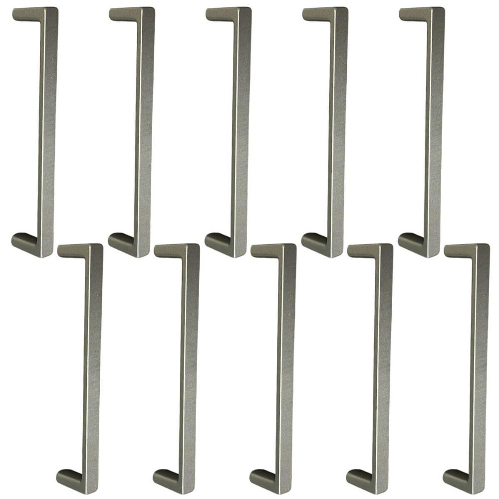 Kit 10 Puxadores para Móveis Alça Reta Oeiras 128mm Zamac Br
