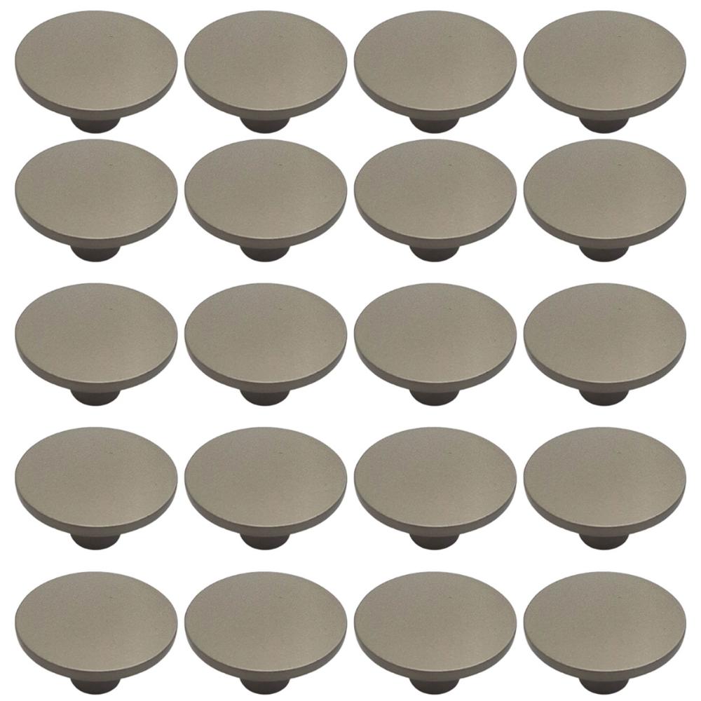 Kit 20 Puxadores Para Móvel Ponto 3,5cm Bronze Armários Gavetas 206 Naico