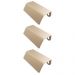 Kit 3 Puxadores Dourado Alça de Sobrepor para Móvel Armários e Gavetas PV22 80