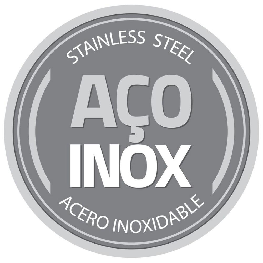 Assadeira Tramontina Service 6,4L em Aço Inox com Grelha 39x