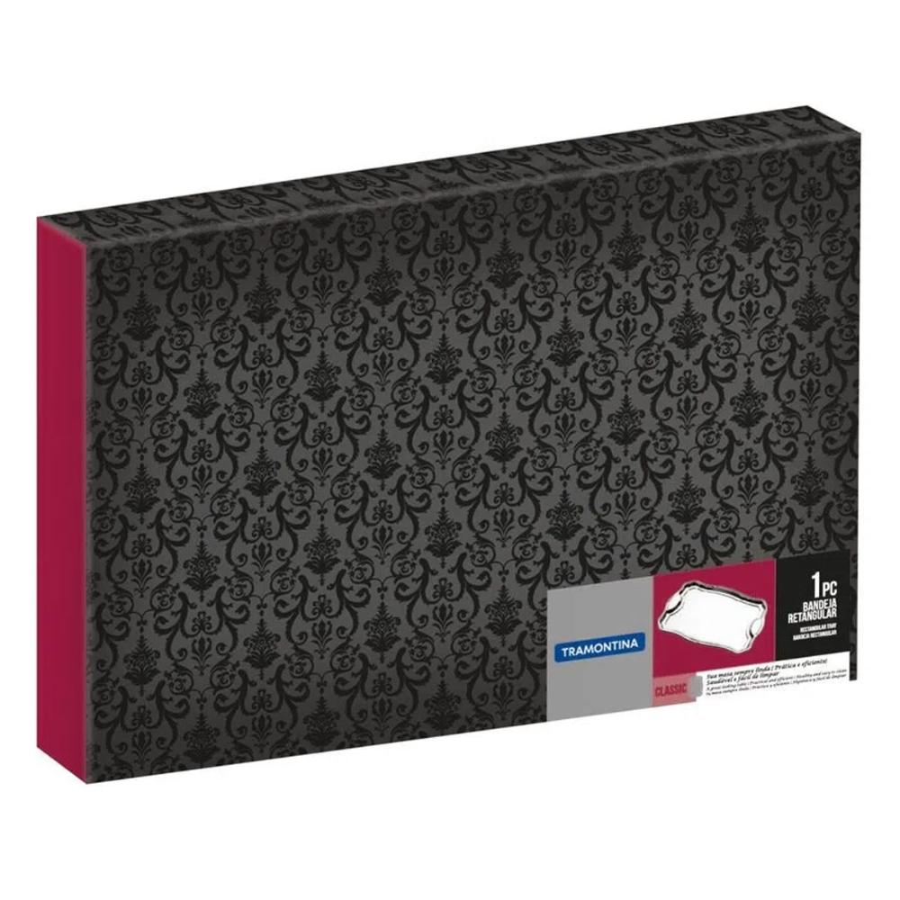 Bandeja Retangular 34x24cm Classic Tramontina com Alças Late