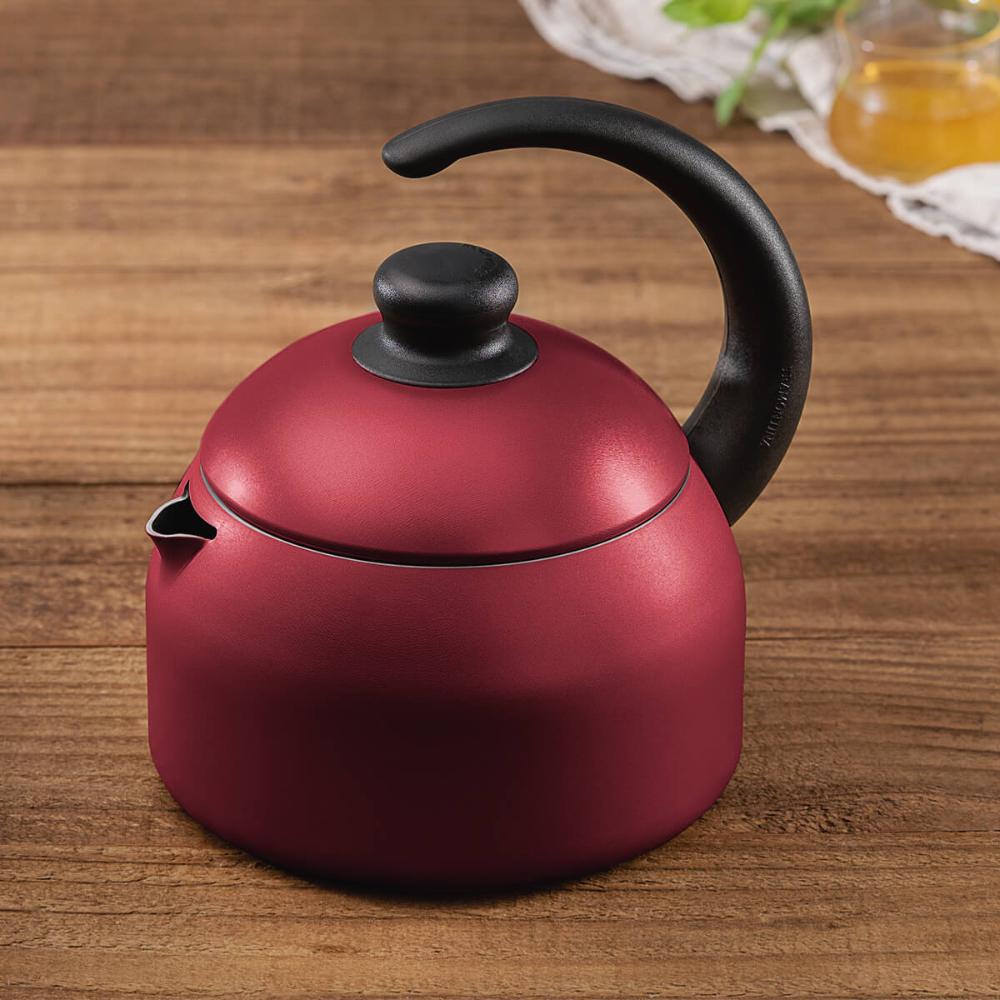Chaleira Tramontina Paris Antiaderente Starflon Max Vermelho 1,9l em Alumínio com Revestimento