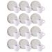 Conjunto 12 Xícaras e Pires Porcelana 200ml Floralis Tramontina Branco Chá Café
