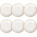 Conjunto 6 Pratos Rústicos Tramontina Rasos 28cm Porcelana M