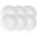 Conjunto 6 Pratos de Porcelana Tramontina Sophia 28cm Rasos