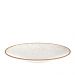 Conjunto 6 Pratos de Sobremesa Porcelana Tramontina 21cm Rústicos Marrom Mesa Posta