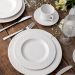 Conjunto Xícara e Pires Café 70ml Porcelana Decorada Tramont