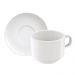 Conjunto de Xicara e Píres Porcelana 240ml Chá Paola Tramontina 2 Peças